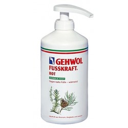 Gehwol fusskraft rood 500 ml + pomp