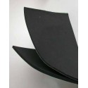 Foam niet klevend zwart 0,5-25-50 cm