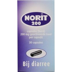 Norit capsules 200 mg 30 stuks