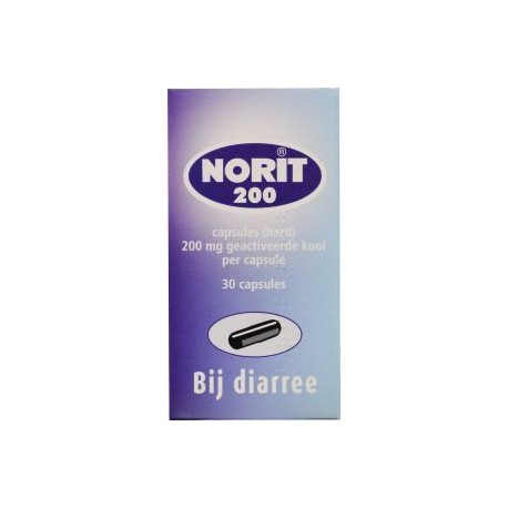 Norit capsules 200 mg 30 stuks