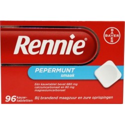 Rennie kauwtablet 96 stuks