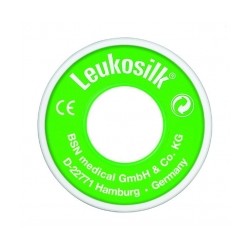 Leukosilk ringspoel 5m-1,25 cm