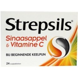 Strepsils zuigtabletten 24 stuks citroen en honing