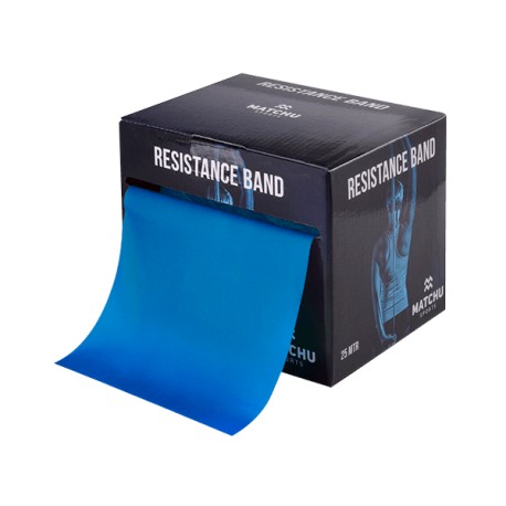 Weerstandsband blauw 25 mtr