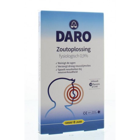 Daro Zoutoplossing fysiologisch 0,9% 10 ampullen