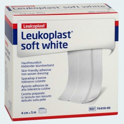 Leukoplast Soft White 5m-4 cm (huidvriendelijk)