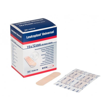 Hansaplast strips water-resistant 1,9-7,2 cm 100 stuks