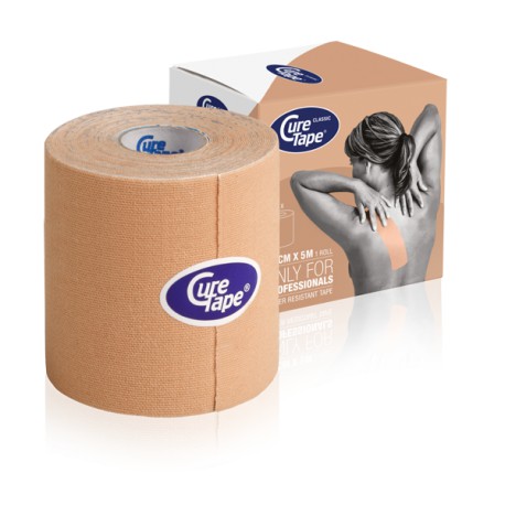 Curetape water-resistant 5m-7,5 cm beige