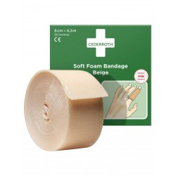 Cederroth Soft Foam Bandage Beige 6cm x 4,5m
