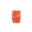 Igloo drankkoeler/drankdispenser 5 Gallon Seat Top (19 LITER) oranje