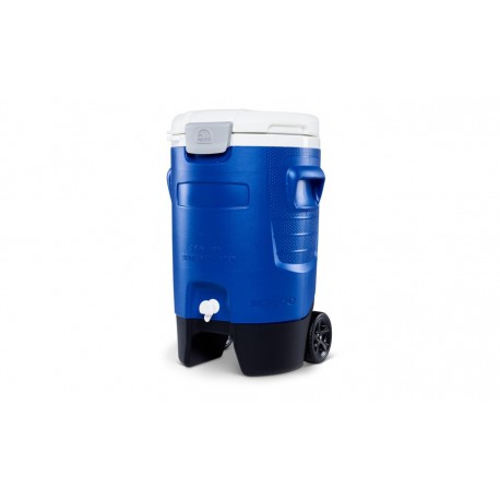 Igloo Sport drankkoeler/drankdispenser met tapkraan 5 Gallon roller 19 ltr blauw