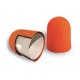 Podo slijpkappen oranje 5 mm rond grof 80 grit 10 stuks