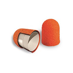 Podo slijpkappen oranje 5 mm rond grof 80 grit 10 stuks