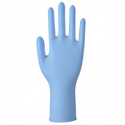 Handschoenen Abena Nitril ongepoederd 100 stuks blauw
