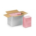YLME  Dental towels 3-laags  125 stuks in wit of rose